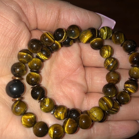 • Good luck • Tiger Eye w/ Shungite + copper - Picture 4 of 8